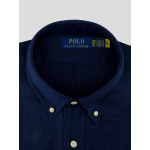 Chemise en Lin Grande Taille Bleu Marine